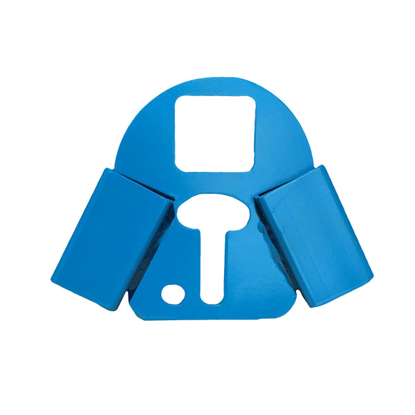 Steel target stands for 2x2 lumber to hold steel rifle gongs