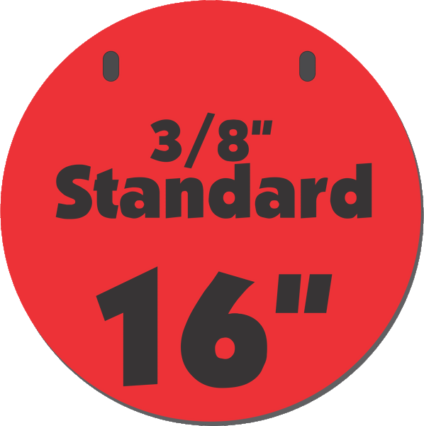 3/8" Thick AR500 Gongs from Range Rabbit Steel Targets Canada