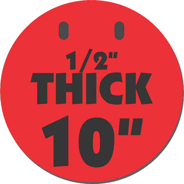 AR500 Round Gongs (THICKER 1/2")