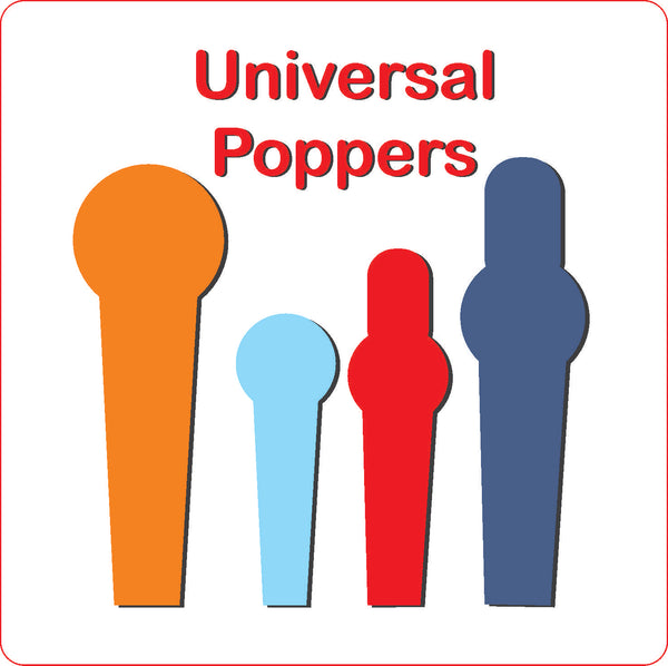 Poppers for USPSA, IPSC, and IDPA Shooting Competitions