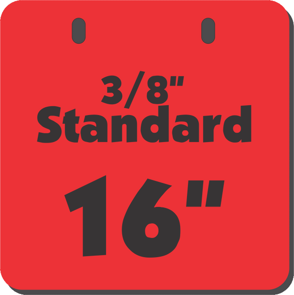 AR500 Square Gongs (Standard 3/8")