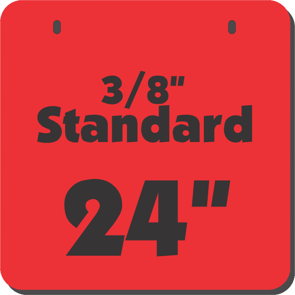 AR500 Square Gongs (Standard 3/8")