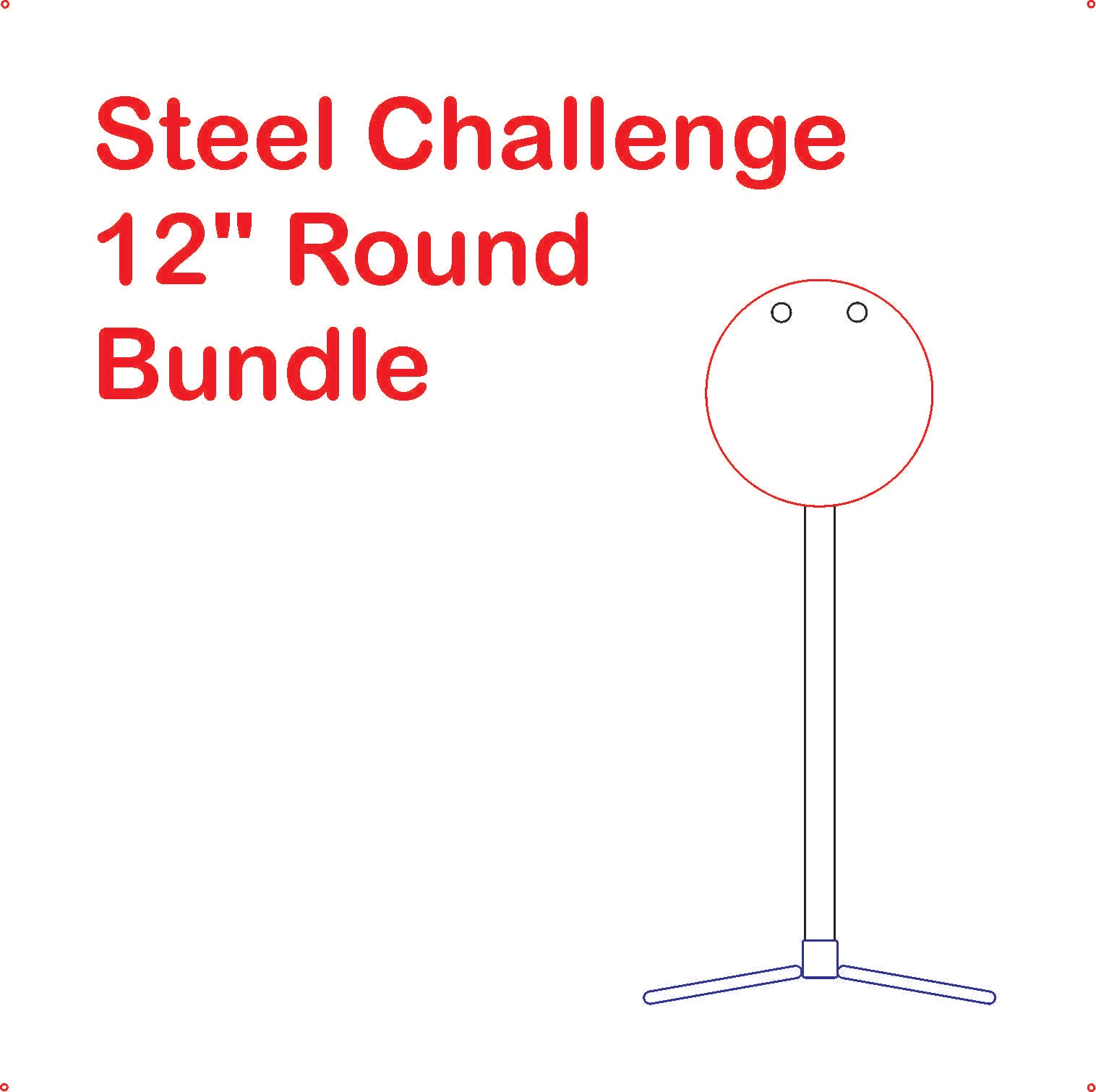 Steel Target Rabbit Steel Challenge Target & Stand - Range Rabbit