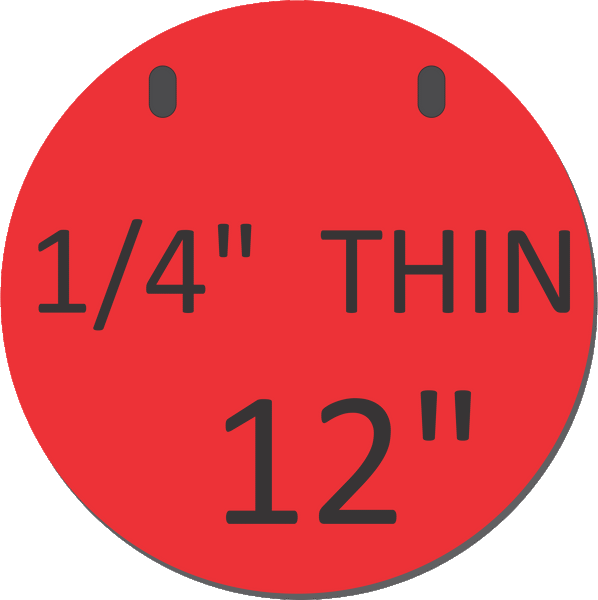 AR500 Steel Rimfire Targets Canada 12" Round