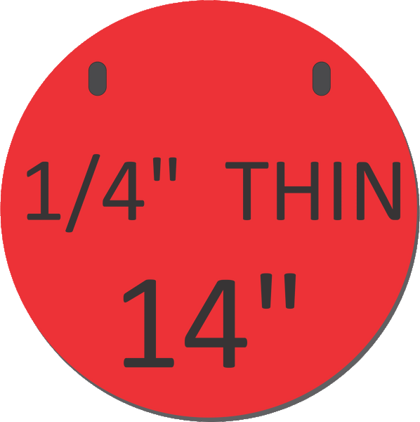 AR500 Steel Rimfire Targets Canada 14" Round