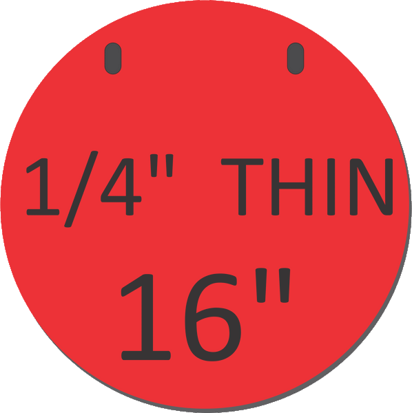 AR500 Steel Rimfire Targets Canada 16" Round