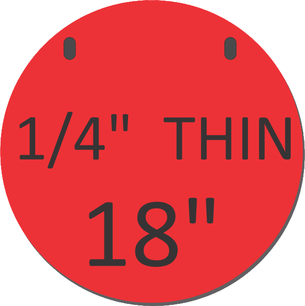 AR500 Steel Rimfire Targets Canada 18" Round