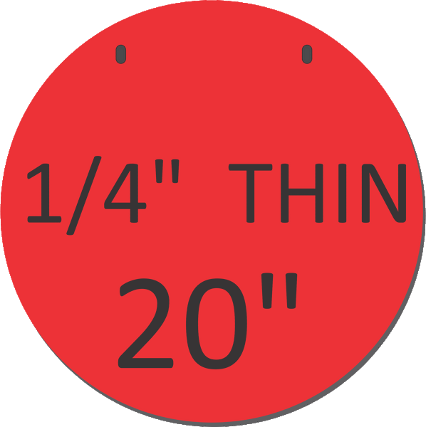 AR500 Round Gongs (THINNER 1/4")