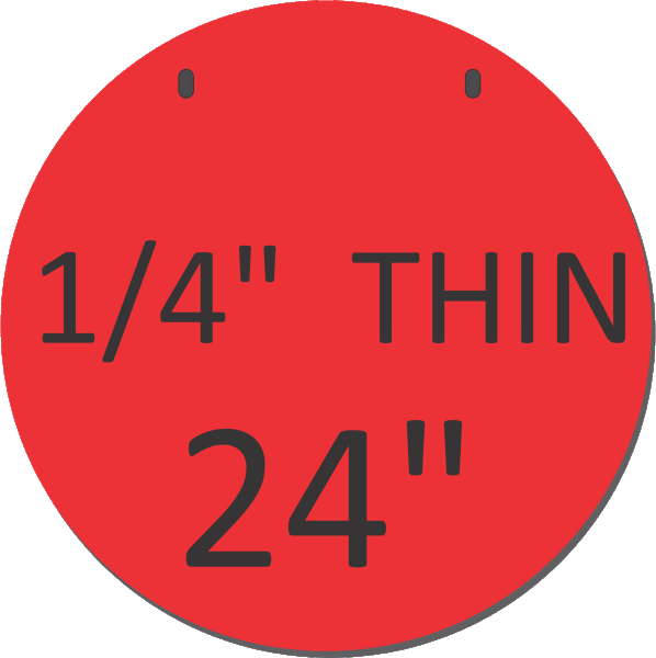 AR500 Round Gongs (THINNER 1/4")