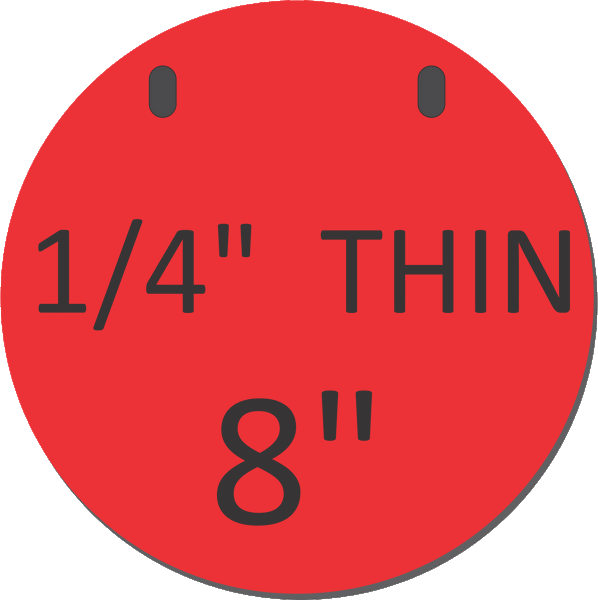 AR500 Steel Rimfire Targets Canada 8"