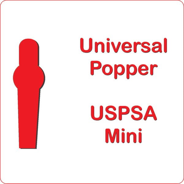 USPSA Mini Poppers for for pistol competitions and 3Gun
