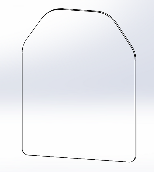 ESAPI Non-Ballistic Training Plate