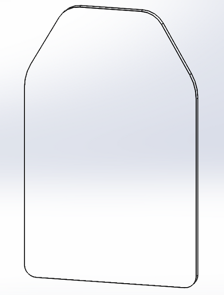 ESAPI Non-Ballistic Training Plate