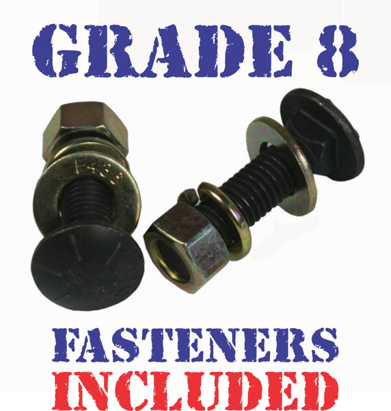 Grade 8 fasteners included with AR500 targets